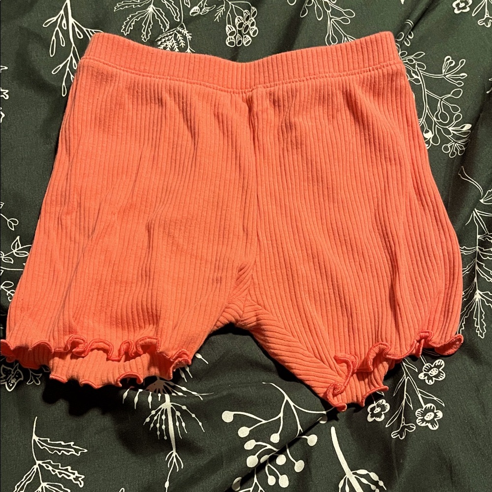Old Navy 4T Coral Ruffle Kids Shorts